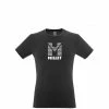 Tee-Shirt noir pour homme TRILOGY WOOL STRIPES