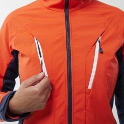 Veste noire pour femme TRILOGY V ICON INFINIUM -Vêtements et Equipements Soldes miv9391 9654 4 tri v inf jkt w saphir coral chrome 1