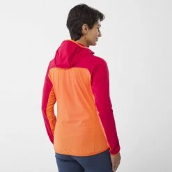 Veste orange pour femme FUSION XCS HOODIE W -Vêtements et Equipements Soldes miv9396 9663 2 fusion xcs hd w coral chrome tango 1