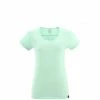 Tee-Shirt turquoise pour femme HIKING JACQUARD TS SS W
