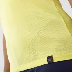 Tee-Shirt jaune pour femme HIKING JACQUARD TANK W -Vêtements et Equipements Soldes miv9403 9414 4 hiking j tank w limon 1