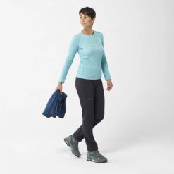 Tee-Shirt violet pour femme SUNNY FIELDS TS LS W -Vêtements et Equipements Soldes miv9405 9457 10 sunny fiel ls w porcelain 1 1