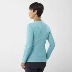 Tee-Shirt bleu pour femme SUNNY FIELDS TS LS W -Vêtements et Equipements Soldes miv9405 9457 2 sunny fiel ls w porcelain 1