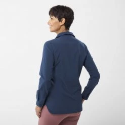 Chemise manches-longues violette pour femme WANAKA LS SHIRT W -Vêtements et Equipements Soldes miv9406 7317 5 wanaka shirt w saphir 1