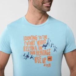 Tee-Shirt kaki pour homme RISE UP TS SS M -Vêtements et Equipements Soldes miv9407 9457 3 rise up ts ss m porcelain 1 1