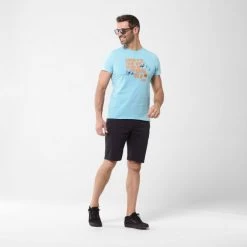 Tee-Shirt kaki pour homme RISE UP TS SS M -Vêtements et Equipements Soldes miv9407 9457 4 rise up ts ss m porcelain 1 1