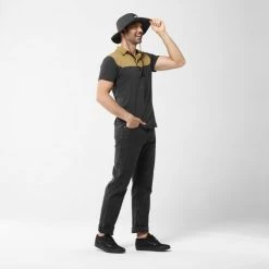 Tee-Shirt vert pour homme MILLET POLO M -Vêtements et Equipements Soldes miv9408 9579 4 millet polo m grove black 1