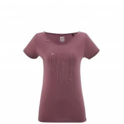 Tee-Shirt violet pour femme CRYSTAL TS SS W