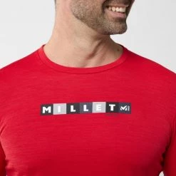 Tee-Shirt noir pour homme SUNNY FIELDS TS LS M -Vêtements et Equipements Soldes miv9419 0335 3 sunny fiel ls m red rouge 1