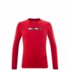 Tee-Shirt rouge pour homme SUNNY FIELDS TS LS M