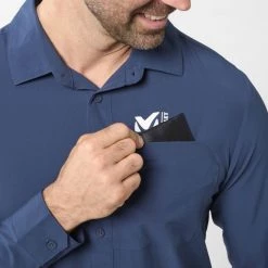 Chemise manches-longues noire pour homme WANAKA LS SHIRT M 9 Chemise manches-longues noire pour homme WANAKA LS SHIRT M -Vêtements et Equipements Soldes miv9424 7317 3 wanaka ls w saphir 1