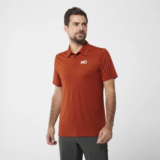 Tee-Shirt bleu marine pour homme IMJA WOOL POLO II M 2 Tee-Shirt bleu marine pour homme IMJA WOOL POLO II M – Image 2