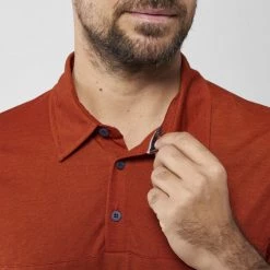 Tee-Shirt bleu marine pour homme IMJA WOOL POLO II M 8 Tee-Shirt bleu marine pour homme IMJA WOOL POLO II M -Vêtements et Equipements Soldes miv9430 4104 3 imja polo ii m rust 1 1